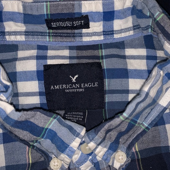 American eagle short sleeve button up - Picture 2 of 3